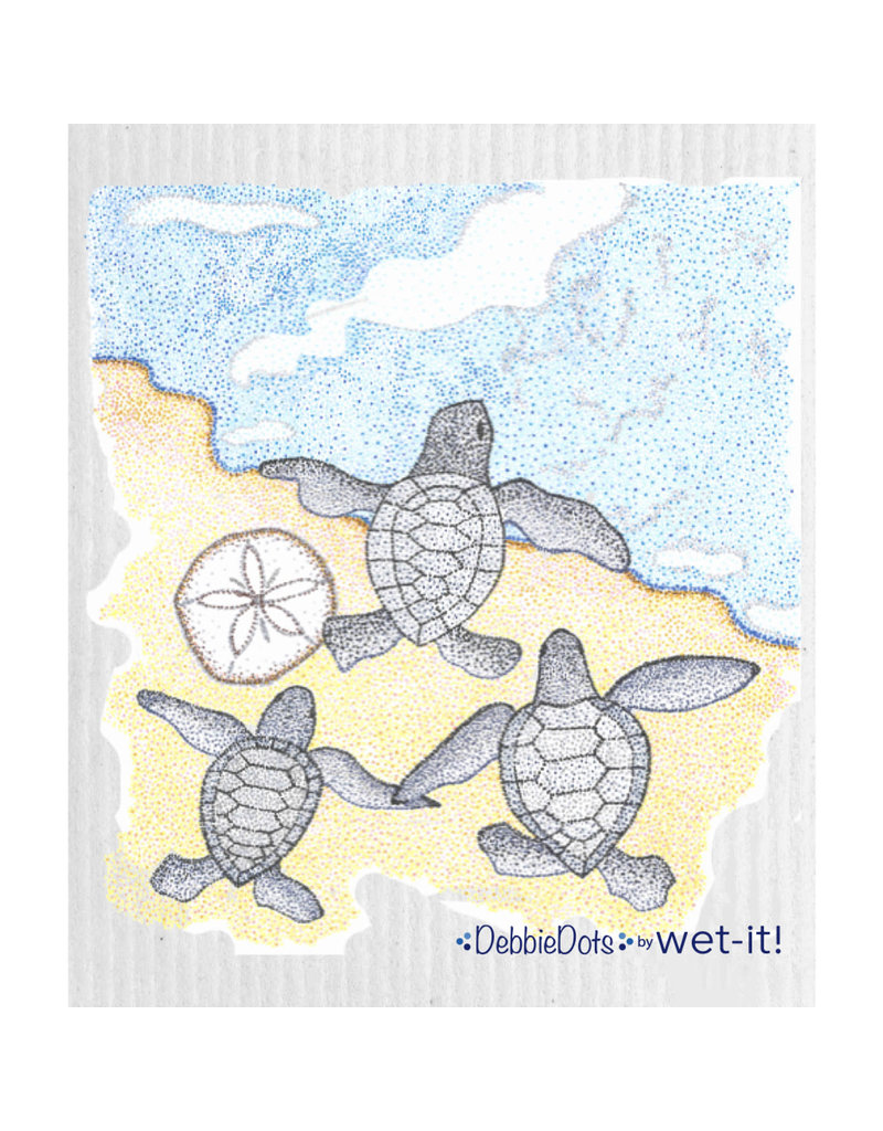 Wet-It Swedish Dish Cloth Sea Turtle Hatchlings