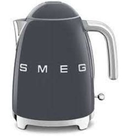 SMEG Retro Style Electric Hot Water Kettle, gray, 7 cups