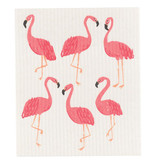 Now Designs Swedish Dish Cloth Flamingo now