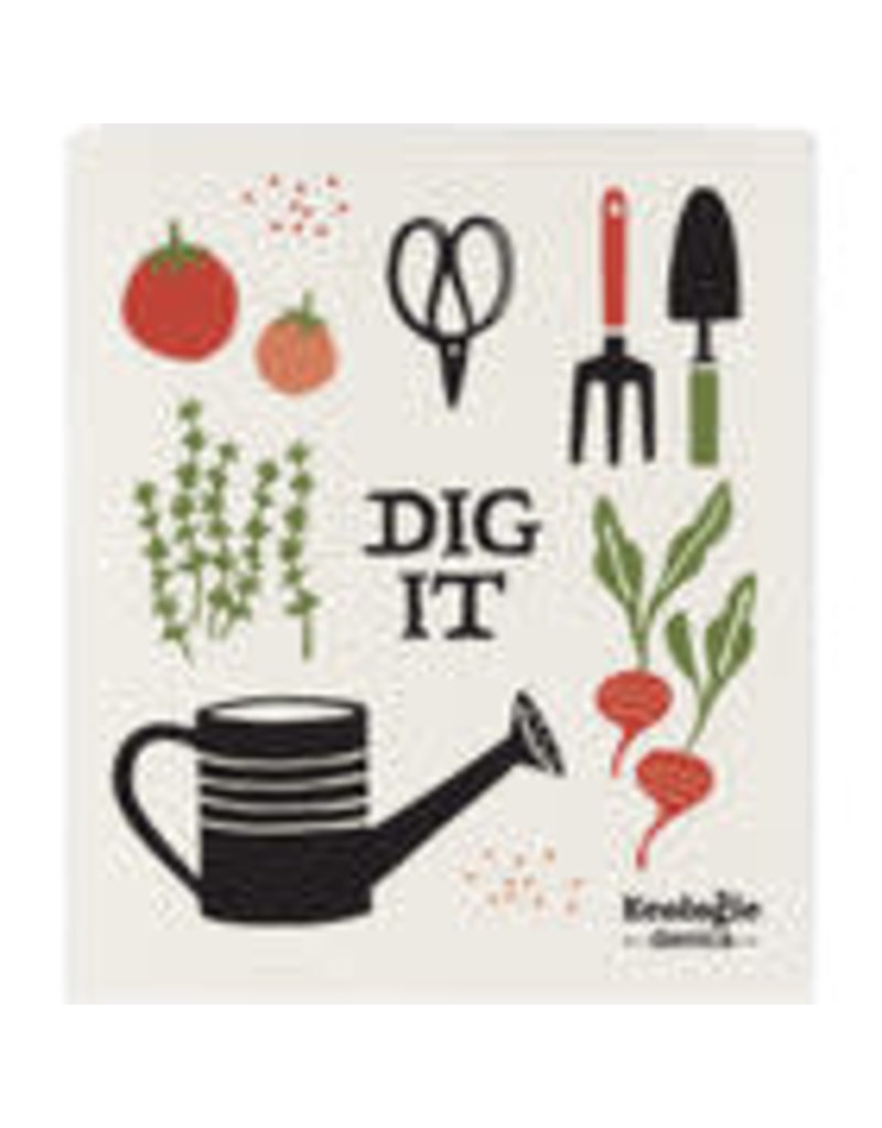 Now Designs Swedish Dish Cloth Garden Tools "Dig It" now