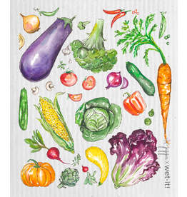 Wet-It Swedish Dish Cloth Veggies