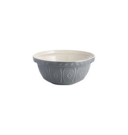 Mason Cash Ceramic S24 Mixing Bowl 9.75", GRAY-micr and dish safe