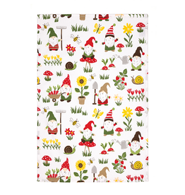 MU Kitchen Dish Towel, Gnomes and Mushrooms