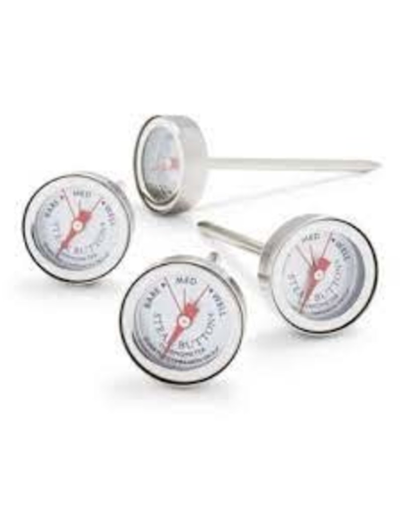 Charcoal Companion/Union CC Reusable Steak Button Thermometers, Set of 4