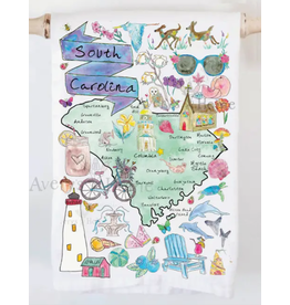 Dish Towel, South Carolina State Map*