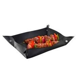 GrandFusion Leakproof BBQ Grill Mat/Basket, 12x16 disc