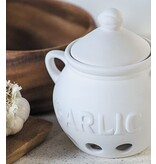 Foxrun Garlic Keeper, Ceramic White