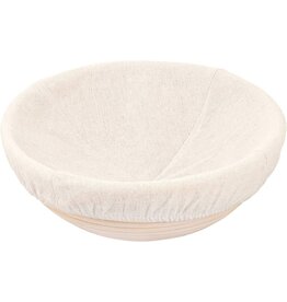 Harold Imports Mrs Anderson's Bread Brotform ROUND Bread Rising/Proofing Basket with Liner, 9.25"