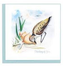 Greeting Card, Quill - Everyday, Sandpiper, 6x6 disc