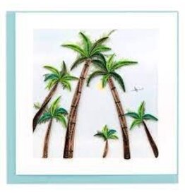 Greeting Card, Quill - Everyday, Palm Trees, 6x6 disc
