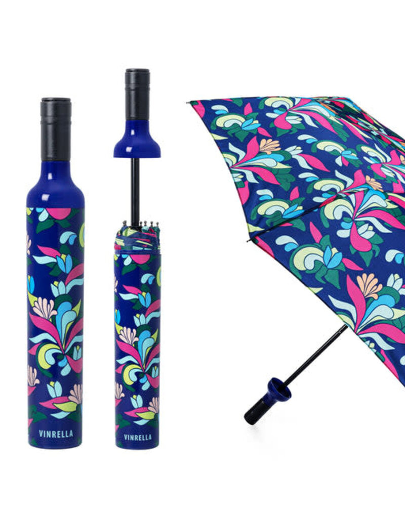 Vinrella Wine Bottle Umbrella - Emmeline Groovy disc