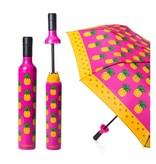 Vinrella Wine Bottle Umbrella - Pineappe-pink, orange