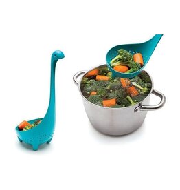 Ototo Nessie Straining Spoon, turquoise