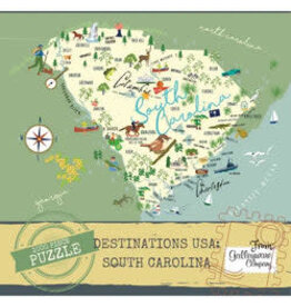 GalleyWare PUZZLE, South Carolina Map, 1000pc