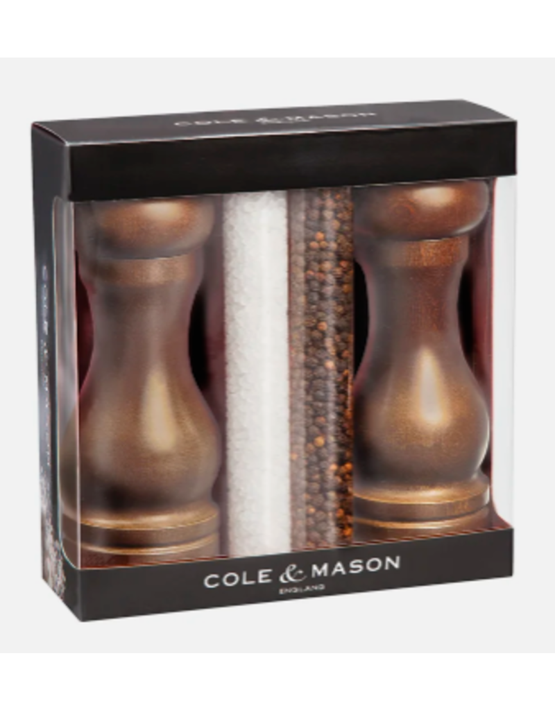 Cole & Mason/DKB Forest Capstan Salt and Pepper Gift Set With Refills, Wood
