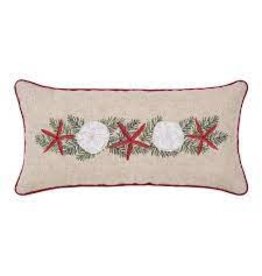 C and F Home Holiday Pillow, Starfish Garland