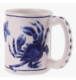 Blue Crab Mug - Cobalt Blue