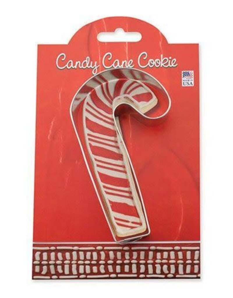 Ann Clark Holiday Cookie Cutter Candy Cane with Recipe Card, MMC