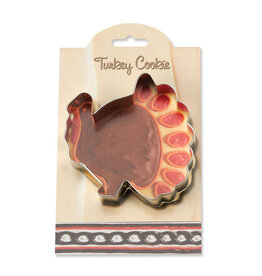 Ann Clark Fall Cookie Cutter Turkey with Recipe Card, MMC