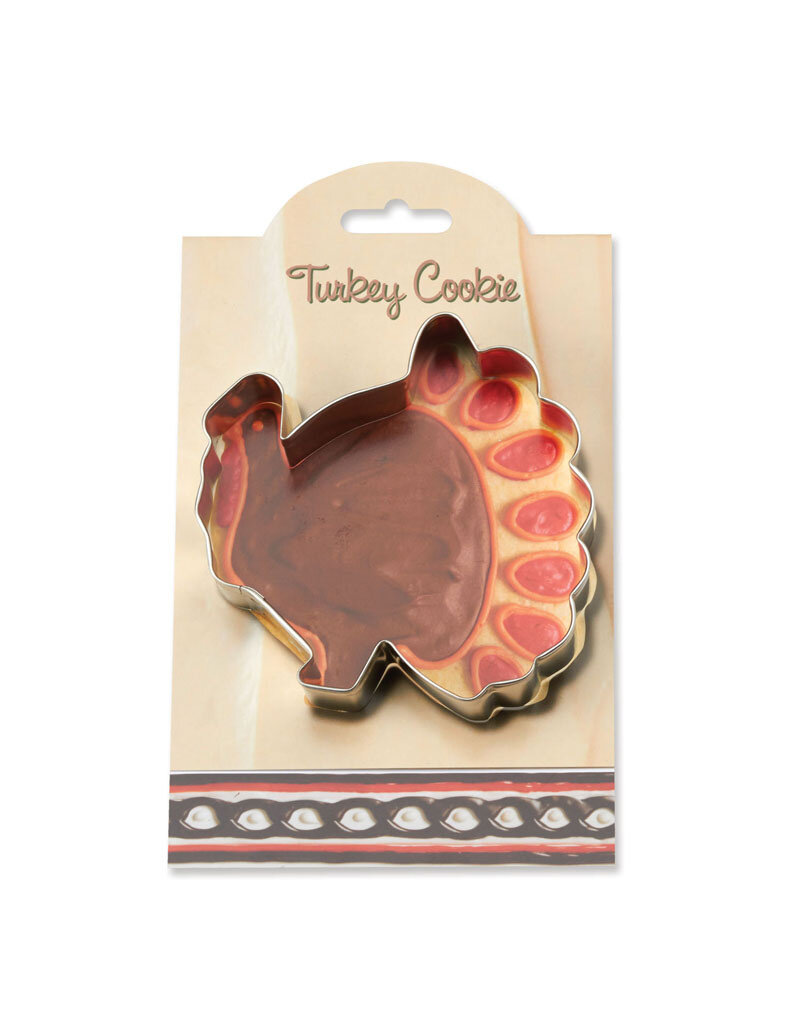 Ann Clark Fall Cookie Cutter Turkey with Recipe Card, MMC