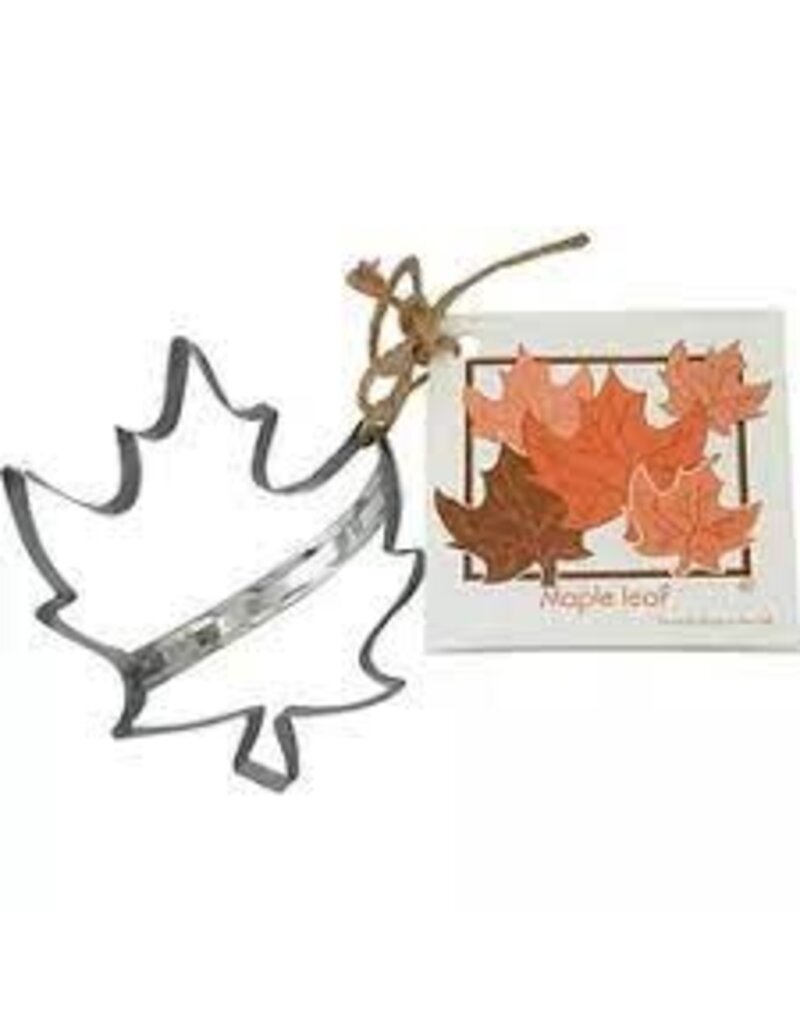 Ann Clark Fall Cookie Cutter Maple Leaf with Recipe Card, TRAD