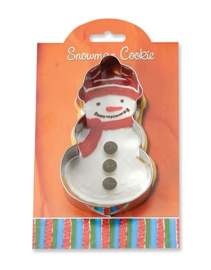 Ann Clark Holiday Cookie Cutter Snowman with Recipe Card, MMC