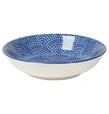 Now Designs Stamped Dipper Bowl Blue Waves, 3.75"*