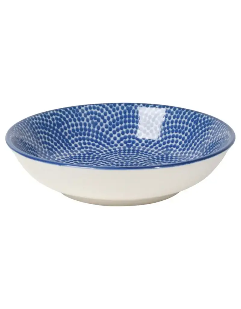 Now Designs Stamped Dipper Bowl Blue Waves, 3.75"*