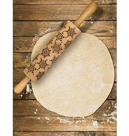Harold Imports Holiday Mrs Anderson's Snowflake Rolling Pin