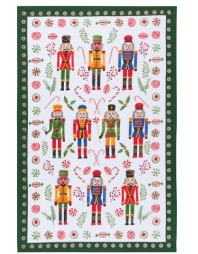 Now Designs Holiday Dish Towel, Nutcracker