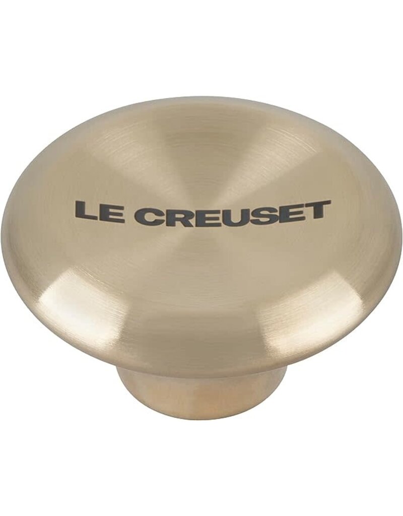 Le Creuset Le Creuset 2" dia LIGHT GOLD KNOB, Medium - Fits 2 & 3.5qt Dutch