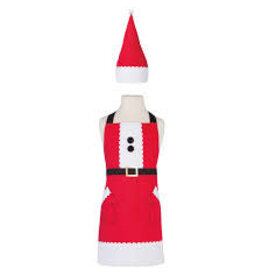 Now Designs Holiday Apron, Santa Daydreams CHILD, with Santa Hat