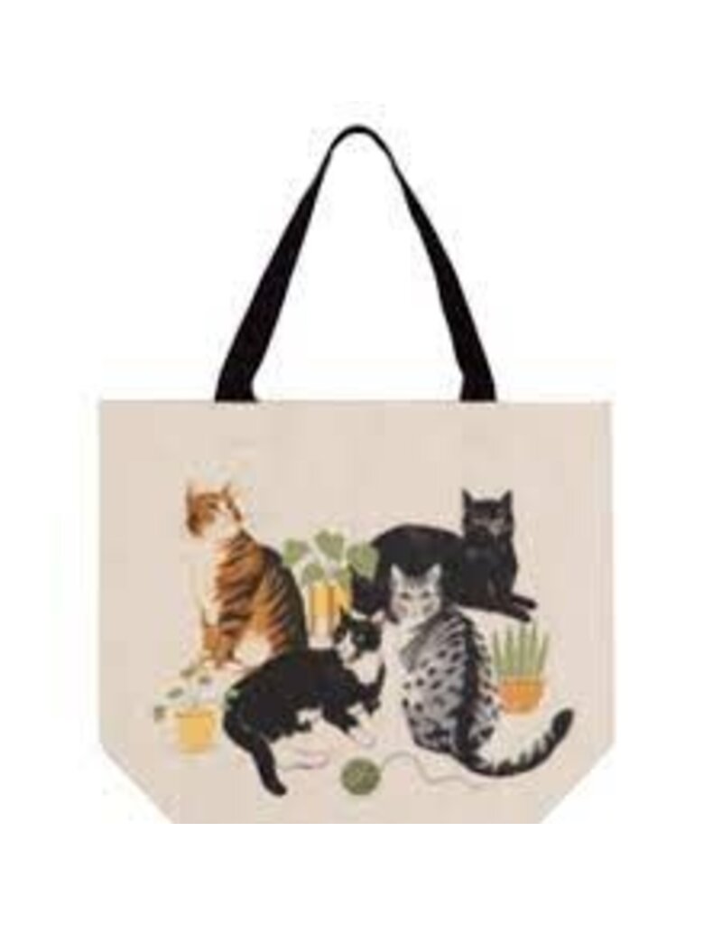 Now Designs Bag Tote, Cat Collective, cats with yarn