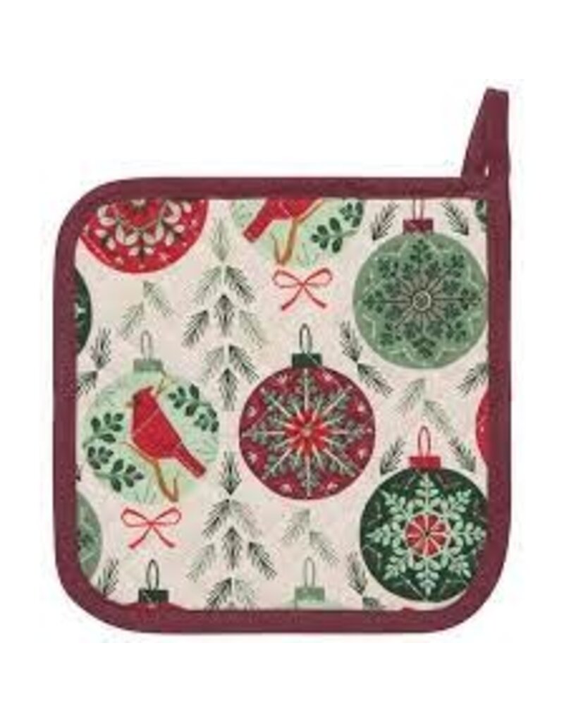 Now Designs Holiday Potholder, Good Tidings Ornaments