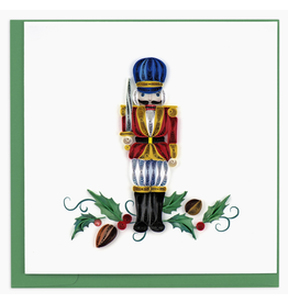Quilling Card Holiday Greeting Card, Quill - Holiday Nutcracker, 6x6
