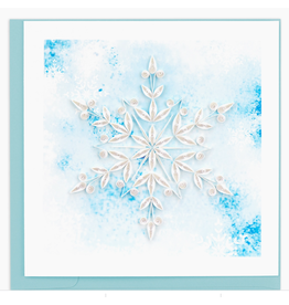 Holiday Greeting Card, Quill - Snowflake, 6x6