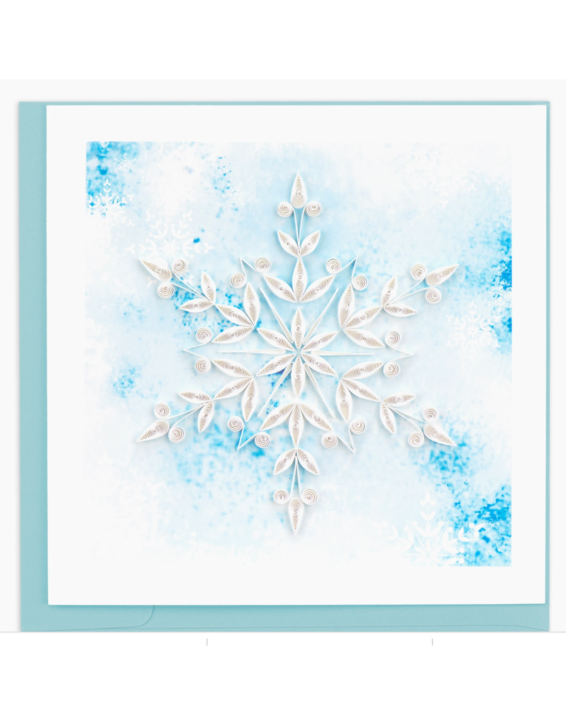 Holiday Greeting Card, Quill - Snowflake, 6x6