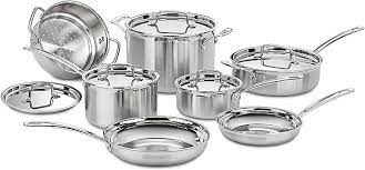 Cuisinart 10-In. Nonstick MultiClad Pro Skillet - Stainless