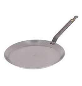 De Buyer De Buyer Carbon Steel Crepe Pan, 8"With Spreader