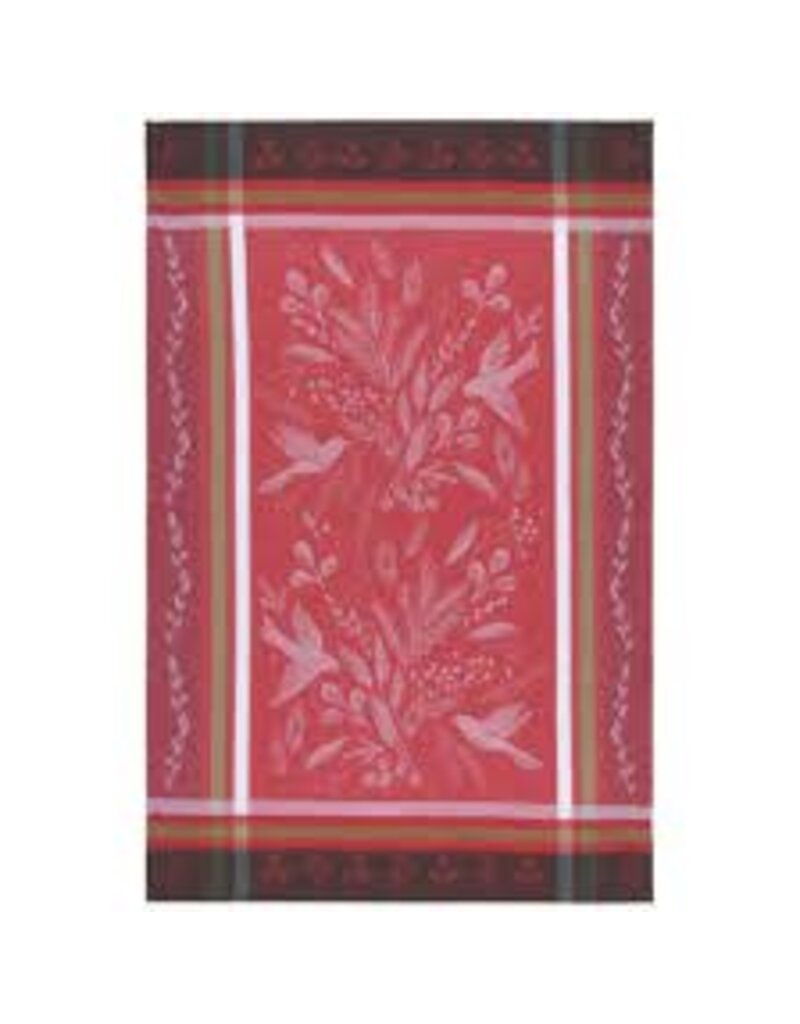 Now Designs Holiday Dish Towel, Winterbough, jacquard