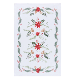 Now Designs Holiday Dish Towel, Poinsettia