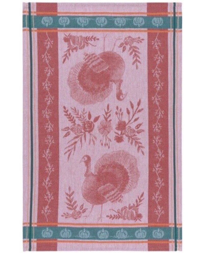 Now Designs Fall Dish Towel, Harvest Turkey, jacquard