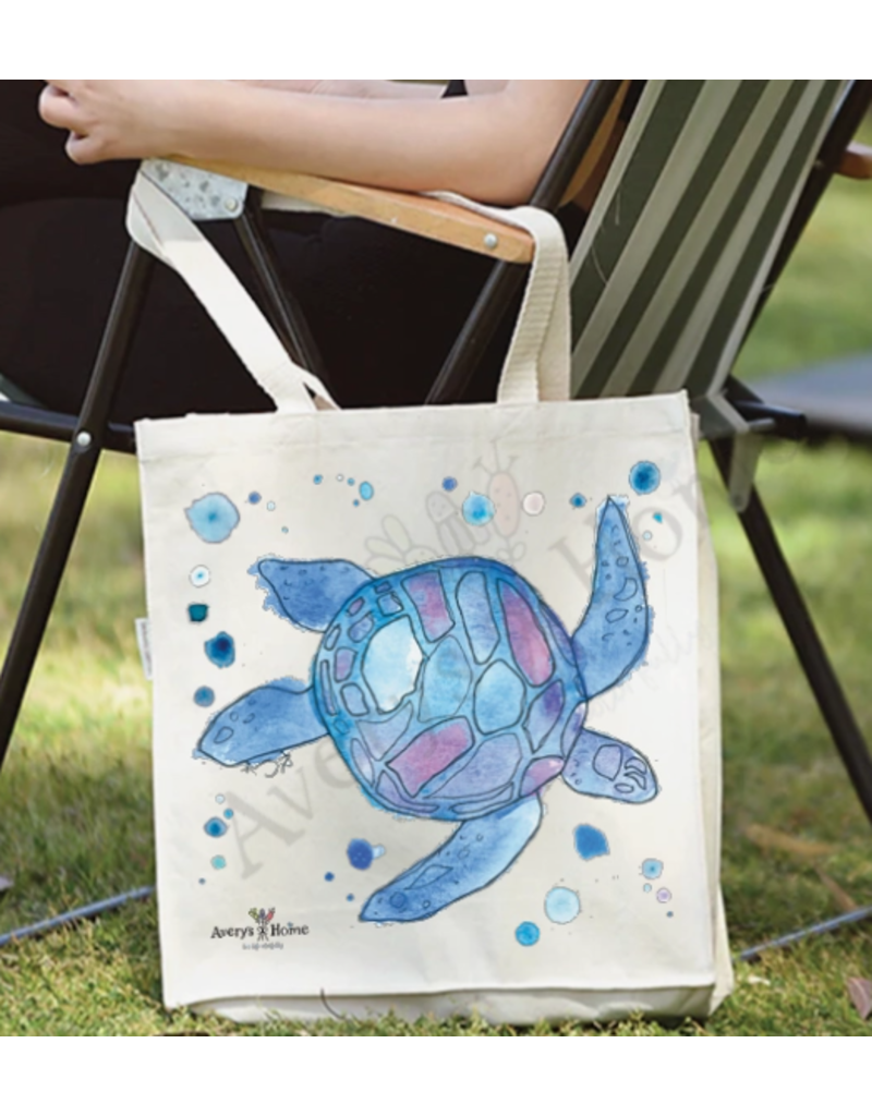 Cotton Tote Bag, Sea Turtle