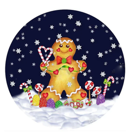 Andreas Holiday Silicone Jar Opener, Gingerbread Man