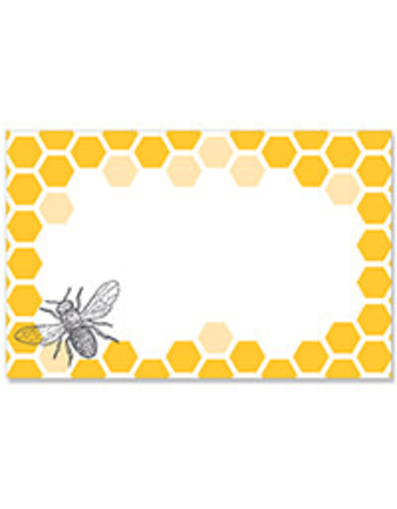 Note  Card, Bee & Honeycomb, with kraft envelope 3.5x2.25