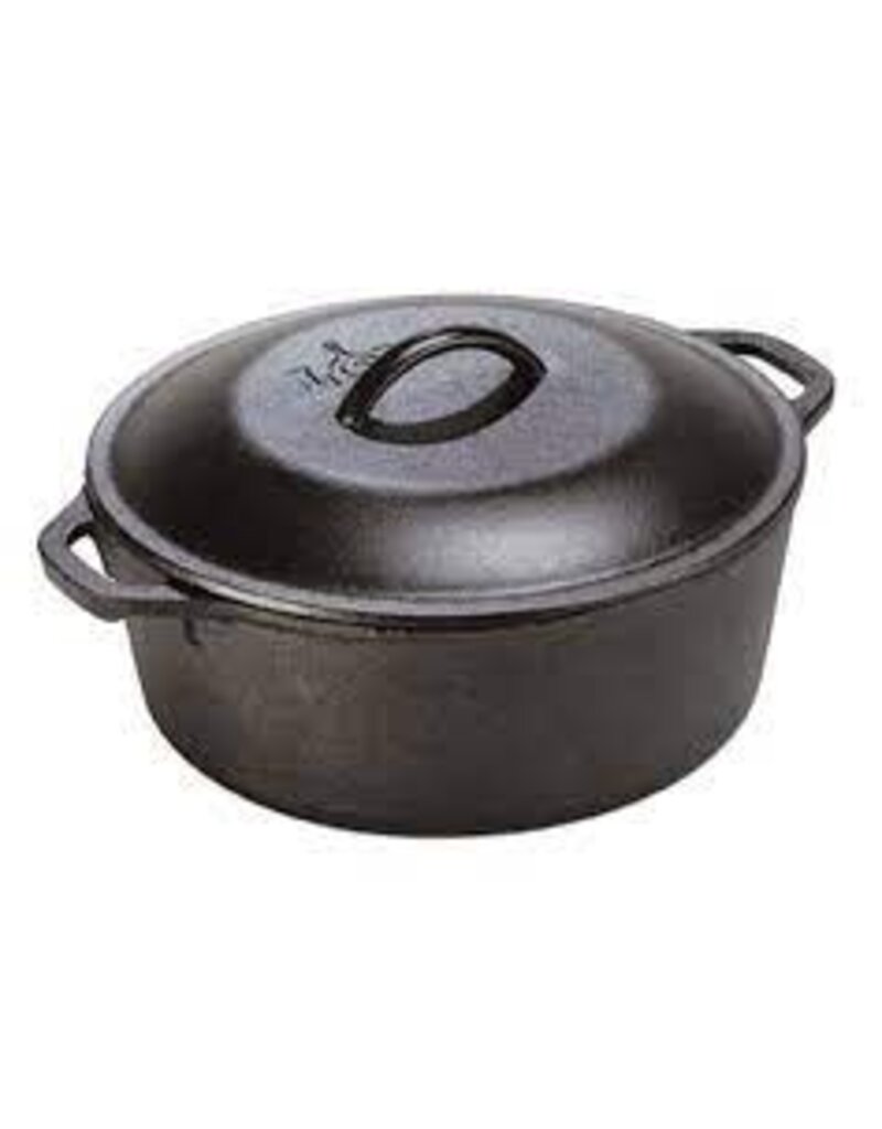 Lodge Cast Iron Dutch Oven 5Qt, Preseasoned cir