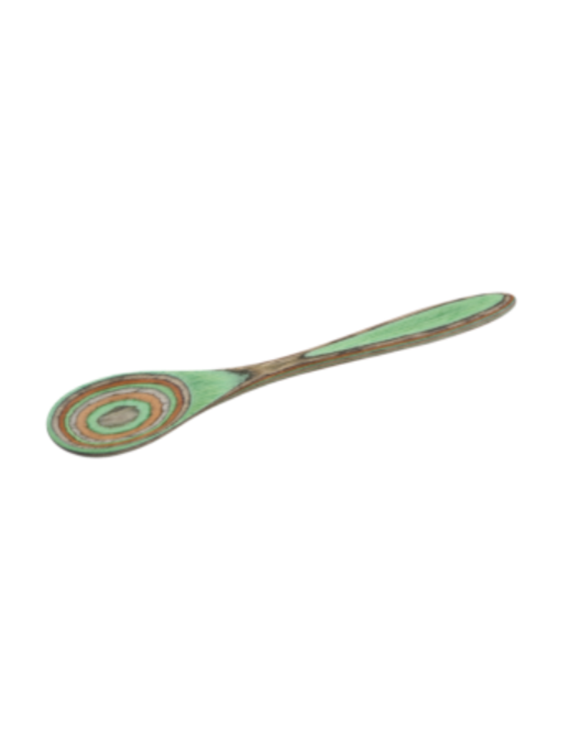 Island Bamboo/Wilshire Mint Green MINI Pakkawood Spoon, 8"