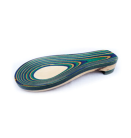 Island Bamboo/Wilshire Peacock Green/Blue Pakkawood Spoon Rest