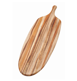 TeakHaus Serving Board, Teakwood Canoe Collection, 26" Oval