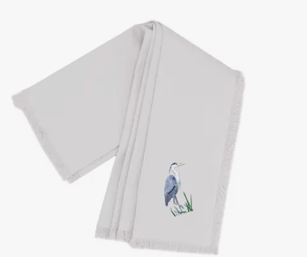 Honeybloom Set of 4 White Cloth Napkins, Cotton Sold by at Home